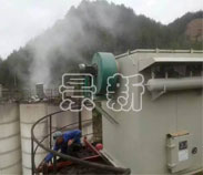 安裝好的布袋倉頂除塵器